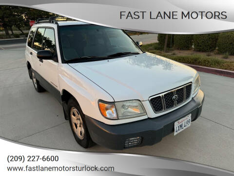 2002 Subaru Forester for sale at Fast Lane Motors in Turlock CA