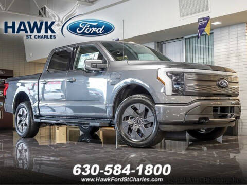 2022 Ford F-150 Lightning for sale at Hawk Ford of St. Charles in Saint Charles IL