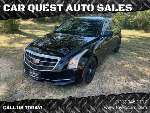 2015 Cadillac ATS for sale at CAR QUEST AUTO SALES in Houston TX