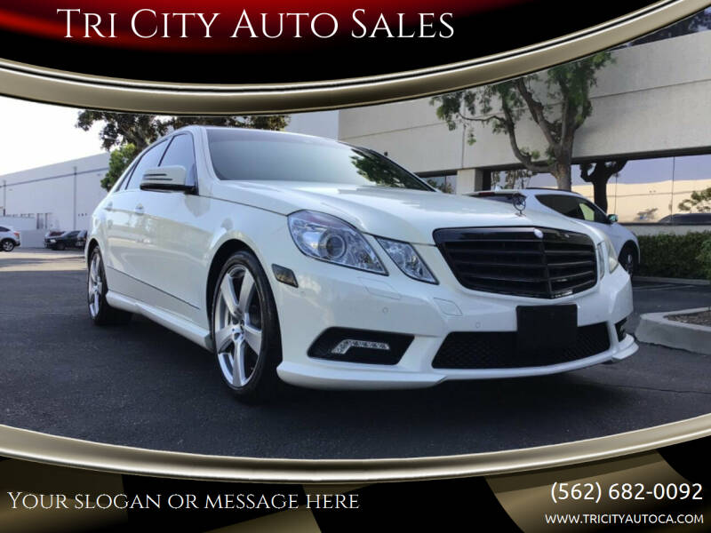 2010 Mercedes-Benz E-Class for sale at Tri City Auto Sales in Whittier CA