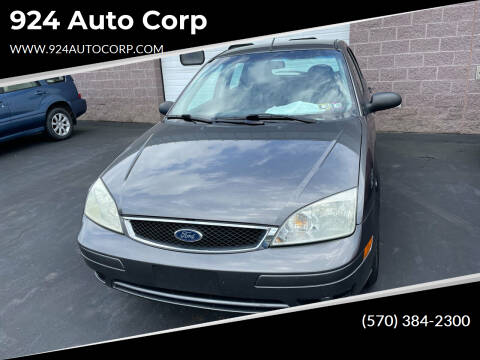 2007 Ford Focus for sale at 924 Auto Corp in Sheppton PA