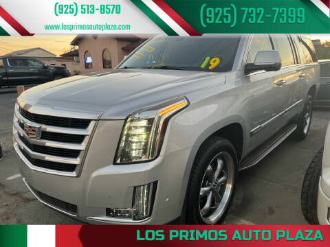 2019 Cadillac Escalade ESV for sale at Los Primos Auto Plaza in Brentwood CA