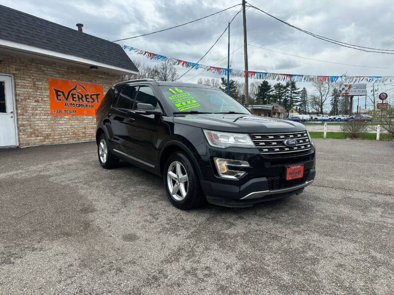 Used 2016 Ford Explorer XLT with VIN 1FM5K8D87GGA98956 for sale in Austintown, OH