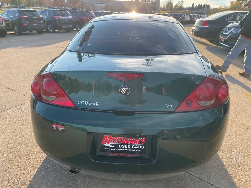 2000 Mercury Cougar for sale at Martinson's Used Cars in Altoona, IA