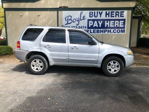 2006 Ford Escape for sale at Boyle Buy Here Pay Here in Sumter SC