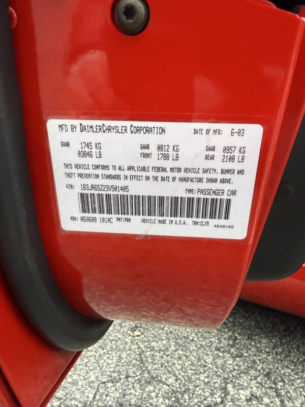 2003 Dodge Viper SRT-10