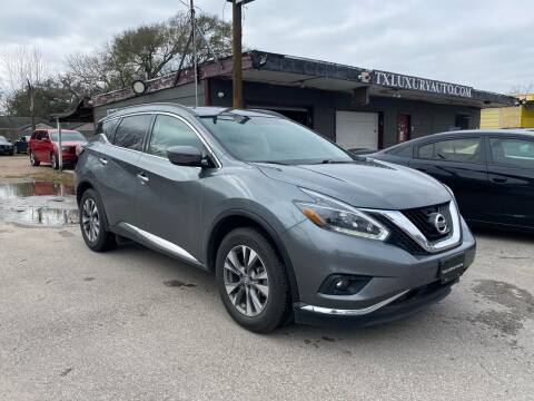 2018 Nissan Murano for sale at Texas Luxury Auto in Houston TX