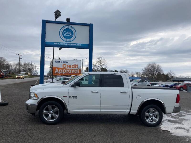 2014 RAM Ram Pickup 1500 for sale at Corry Pre Owned Auto Sales in Corry PA