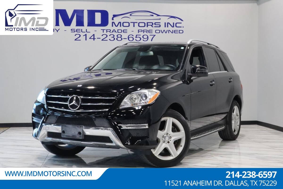 2013 Mercedes-Benz M-Class for sale at IMD MOTORS, INC in Dallas, TX