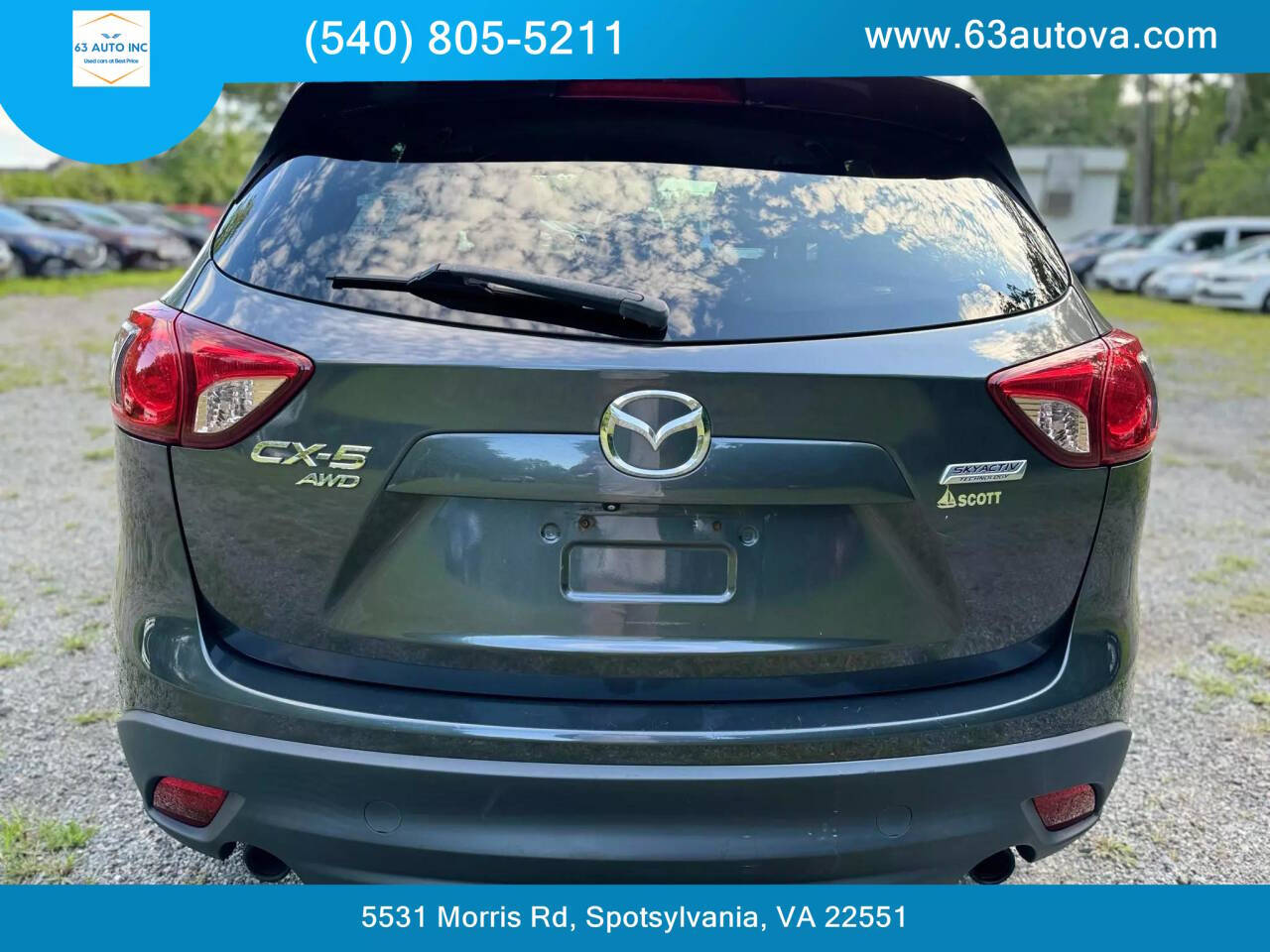 2015 Mazda CX-5 for sale at 63 Auto Inc in Spotsylvania, VA