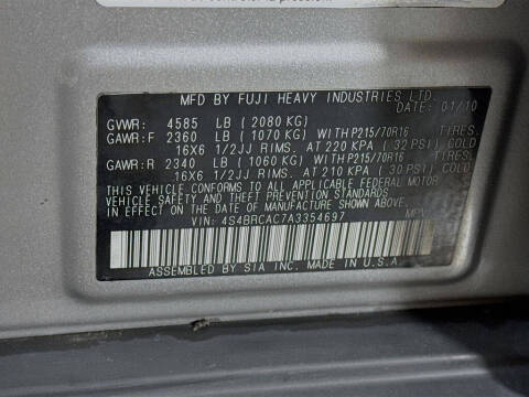 2010 Subaru Outback 2.5i