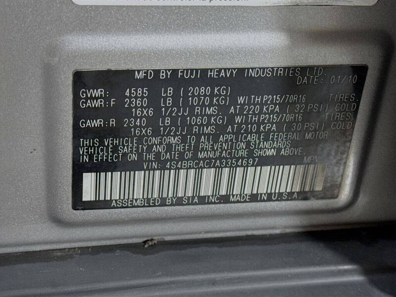 2010 Subaru Outback 2.5i