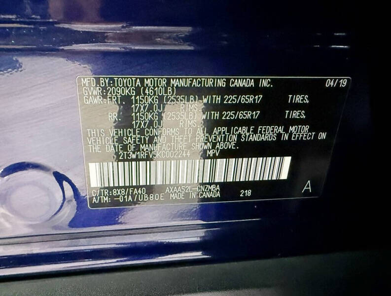 2019 Toyota RAV4 XLE