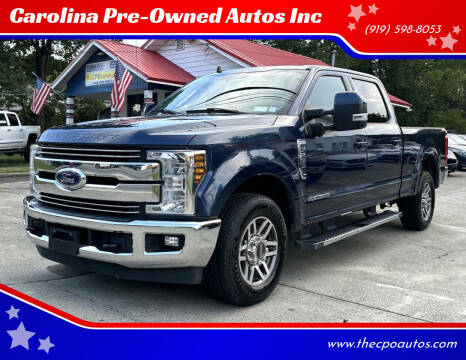 2019 Ford F-250 Super Duty for sale at Carolina Pre-Owned Autos Inc in Durham NC