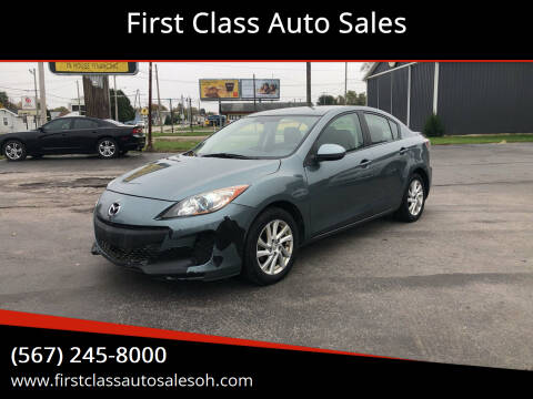 2012 Mazda MAZDA3 for sale at First Class Auto Sales in Fostoria OH