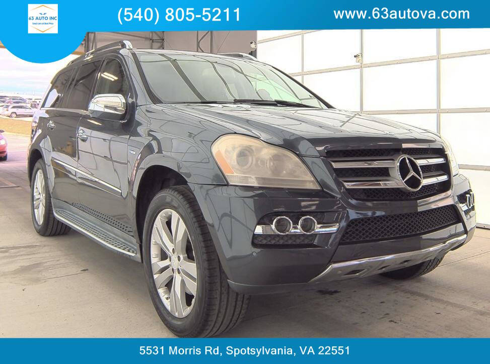 2010 Mercedes-Benz GL-Class for sale at 63 Auto Inc in Spotsylvania, VA