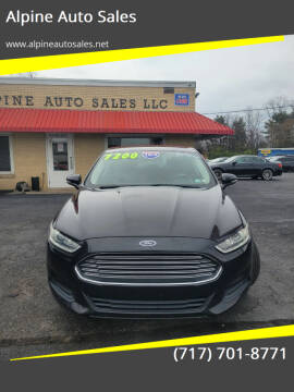 2014 Ford Fusion for sale at Alpine Auto Sales in Carlisle PA