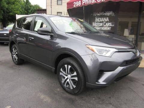 2018 Toyota RAV4 for sale at INDIANA MOTORCARS LLC in Indiana PA