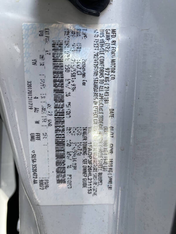 2017 Ford Focus SE