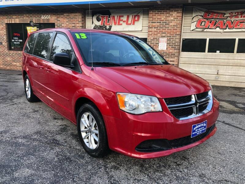 2013 Dodge Grand Caravan for sale at Bowie Motor Co in Bowie MD