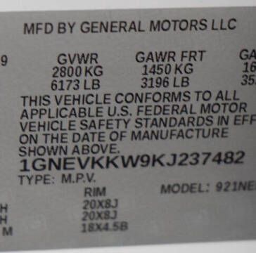 2019 Chevrolet Traverse Premier