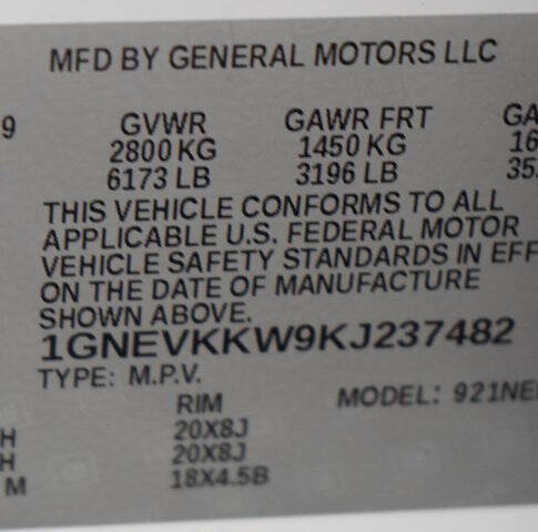 2019 Chevrolet Traverse Premier
