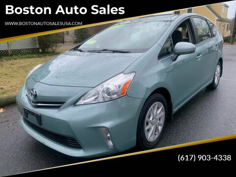 2013 Toyota Prius v for sale at Boston Auto Sales in Brighton MA
