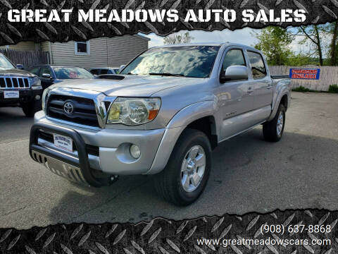 2008 Toyota Tacoma for sale at GREAT MEADOWS AUTO SALES in Great Meadows NJ
