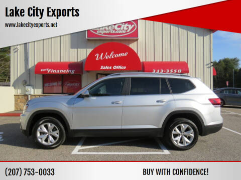 2019 Volkswagen Atlas for sale at Lake City Exports in Auburn ME