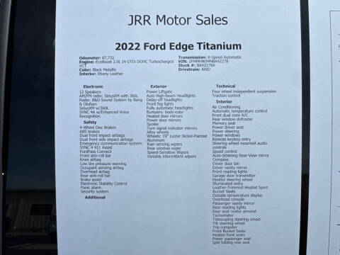 2022 Ford Edge Titanium