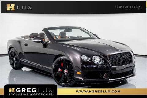 2015 Bentley Continental for sale at HGREG LUX EXCLUSIVE MOTORCARS in Pompano Beach FL