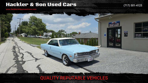 1973 Dodge Dart for sale at Hackler & Son Used Cars in Red Lion PA