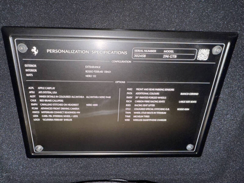 2024 Ferrari 296 GTB