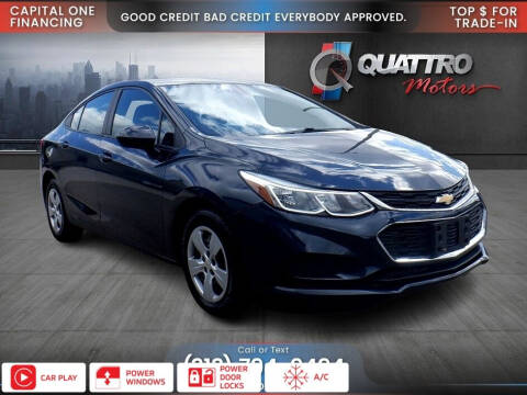 2016 Chevrolet Cruze for sale at Quattro Motors in Redford MI