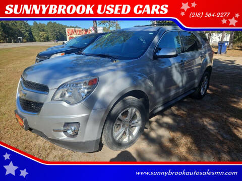 2011 Chevrolet Equinox for sale at SUNNYBROOK USED CARS in Menahga MN