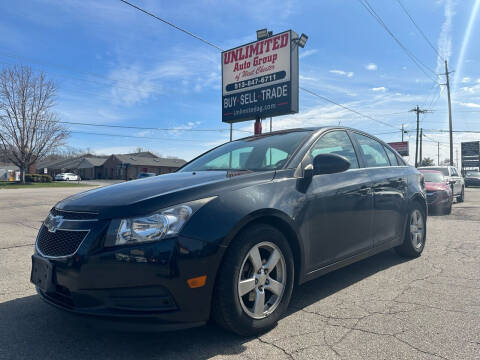 2014 Chevrolet Cruze for sale at Unlimited Auto Group in West Chester OH