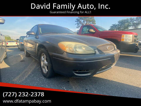 2004 Ford Taurus for sale at David Family Auto, Inc. in New Port Richey FL