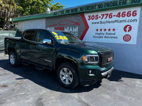 2016 GMC Canyon for sale at Buy Here Miami Auto Sales in Miami FL