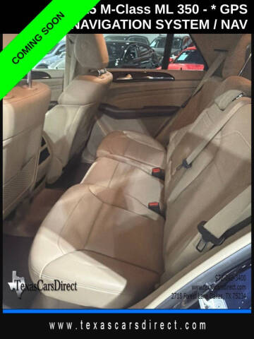 2015 Mercedes-Benz M-Class ML 350 4MATIC
