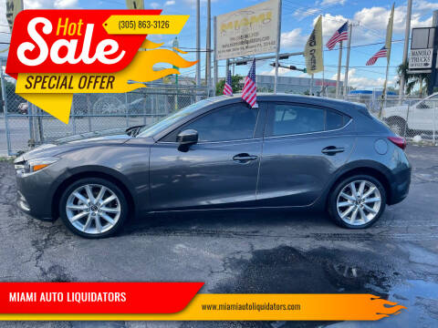2017 Mazda MAZDA3 for sale at MIAMI AUTO LIQUIDATORS in Miami FL
