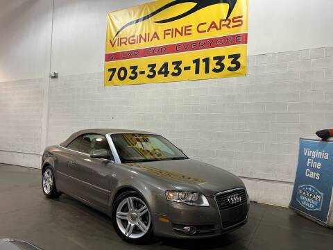 2007 Audi A4 for sale at Virginia Fine Cars in Chantilly VA