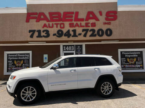 2015 Jeep Grand Cherokee for sale at Fabela's Auto Sales Inc. in South Houston TX