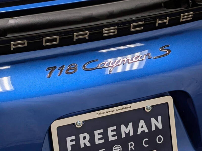 2018 Porsche 718 Cayman S