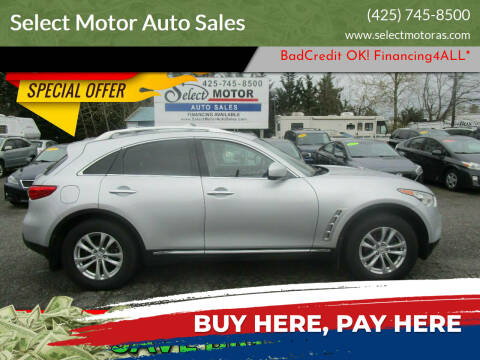 2009 Infiniti FX35 for sale at Select Motor Auto Sales in Lynnwood WA