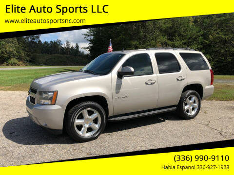 2008 Chevrolet Tahoe for sale at Elite Auto Sports LLC in Wilkesboro NC