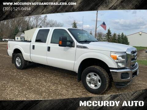 2012 Ford F-250 Super Duty for sale at MCCURDY AUTO in Cavalier ND