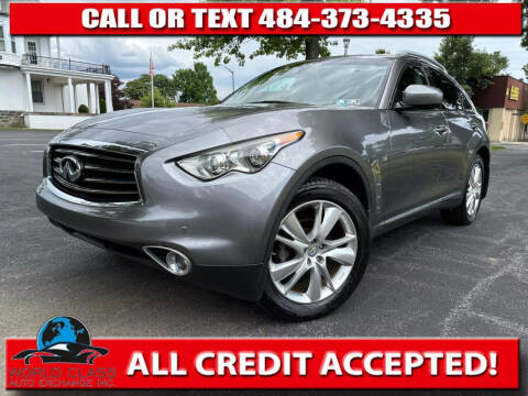 2014 Infiniti QX70 for sale at World Class Auto Exchange in Lansdowne PA