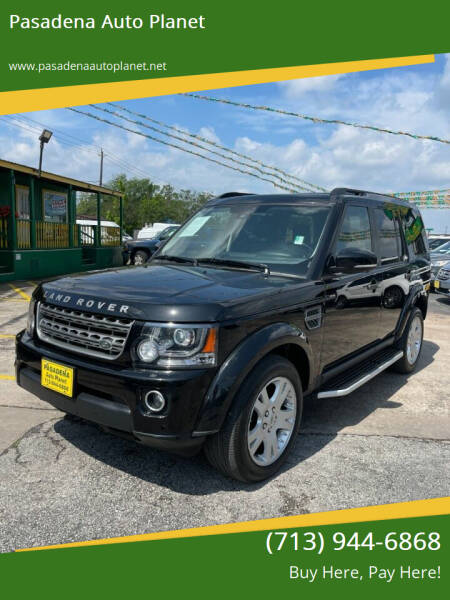 2016 Land Rover LR4 for sale at Pasadena Auto Planet in Houston TX