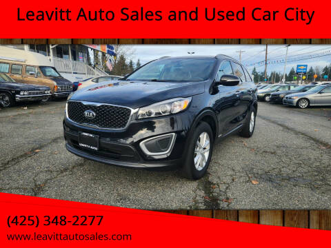 2016 Kia Sorento for sale at Leavitt Auto Sales and Used Car City in Everett WA