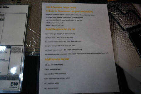 2012 Chevrolet Corvette